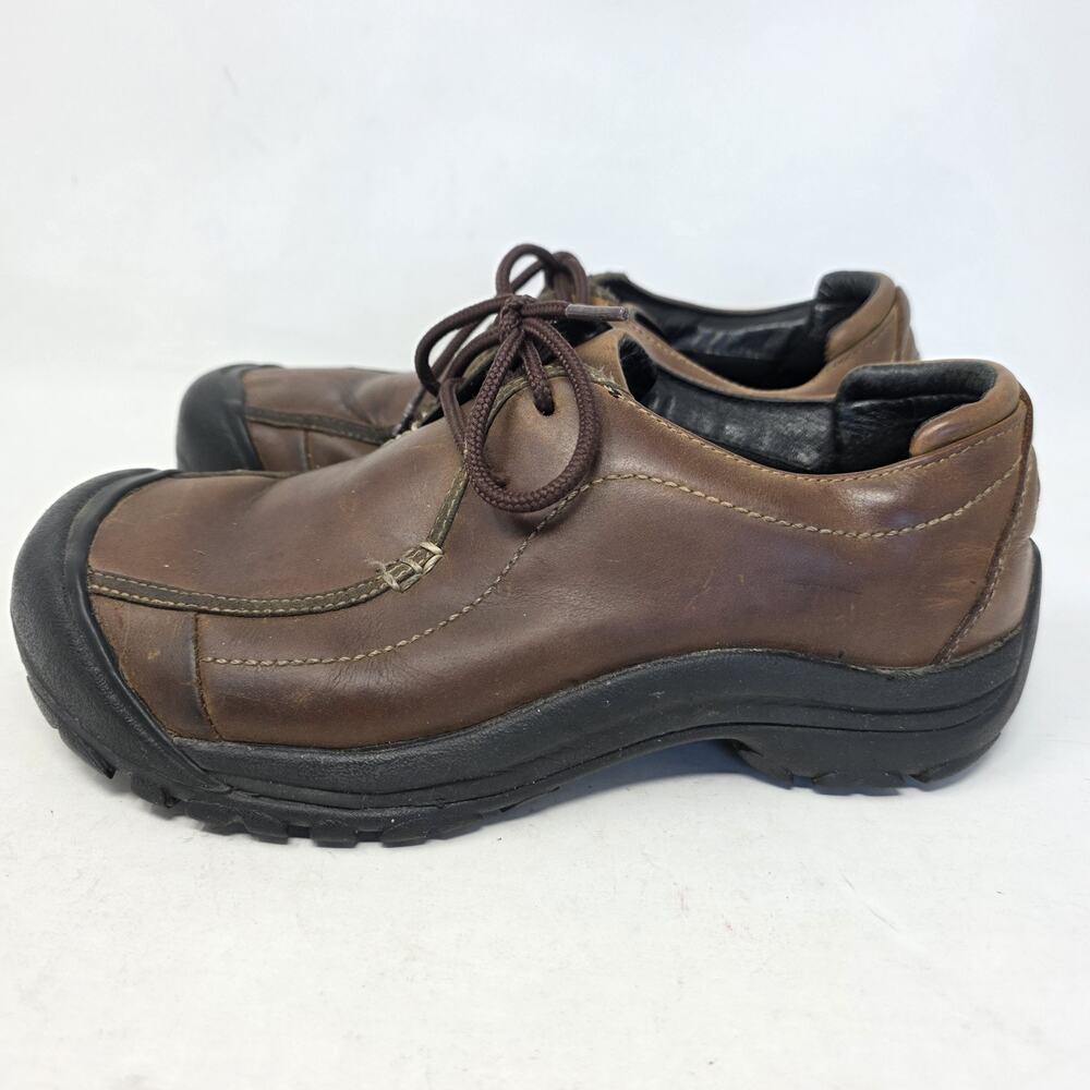 Keen Portsmouth Leather Low Shoes Men's Size US 7.5 Brown Oxfords